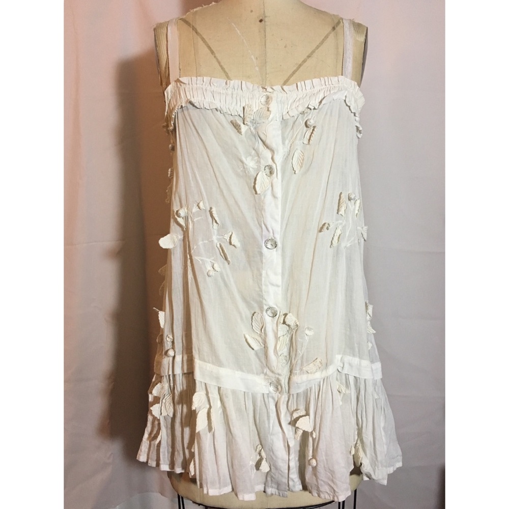 Anthropologie Embellished Tank Top